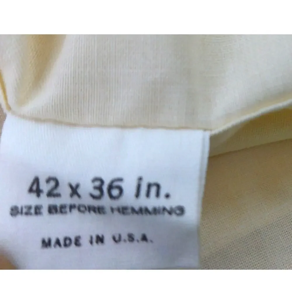 Vtg St Marys Retro Floral Pillowcase Orange Yellow Cotton Blend Made USA 42x36